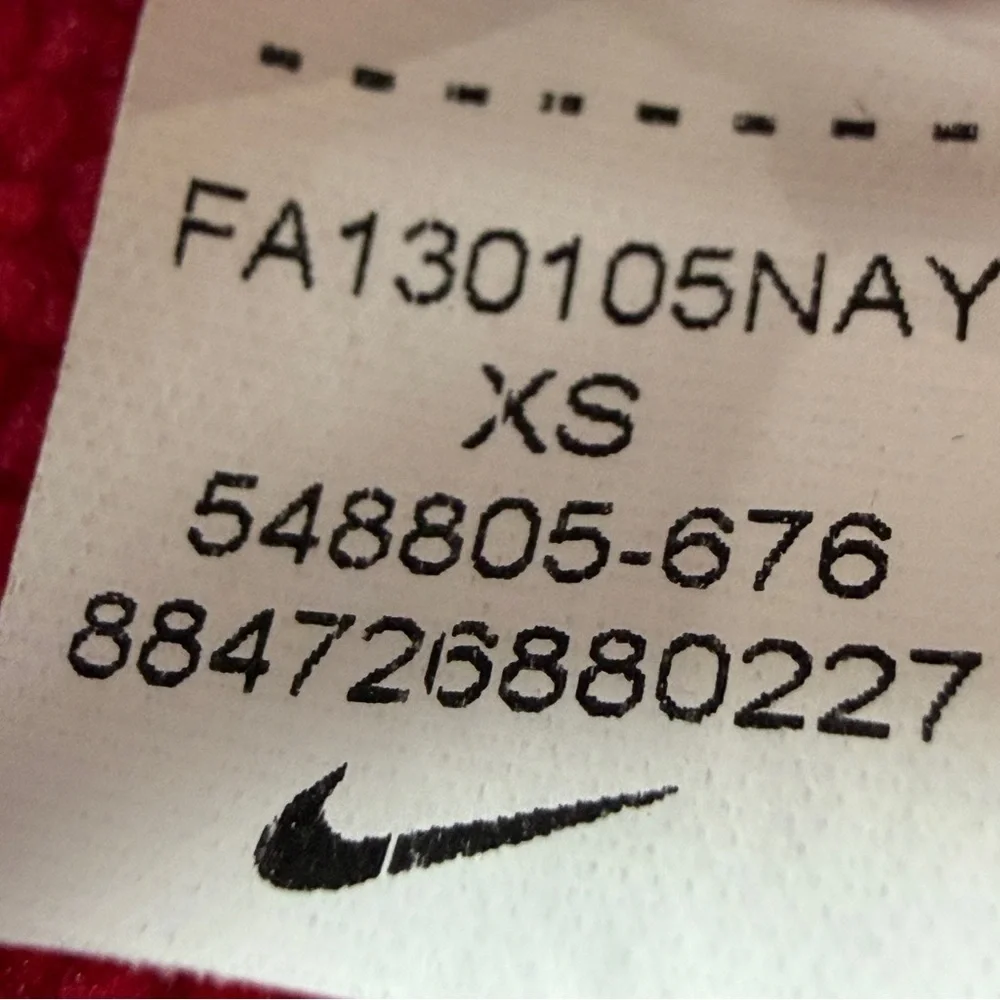 Nike Therma Fit Fleece Lined Zip up Hoodie Sz XS